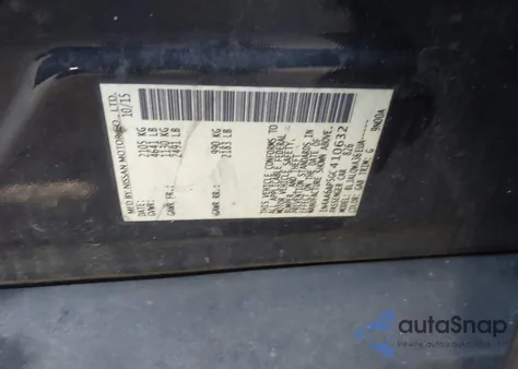 2016 Nissan Maxima 3.5 Platinum/3.5 S/3.5 Sl/3.5 Sr/3.5 Sv z USA, uszkodzony, nr VIN 1N4AA6AP5GC410632